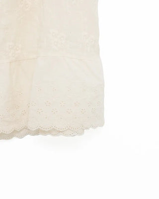 Flower Point Cotton Camisole Top