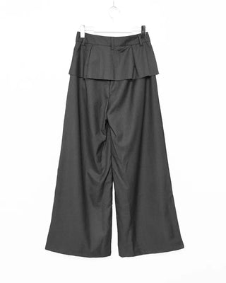 Layered slacks pants