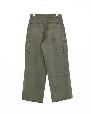 Vintage cargo wide pants