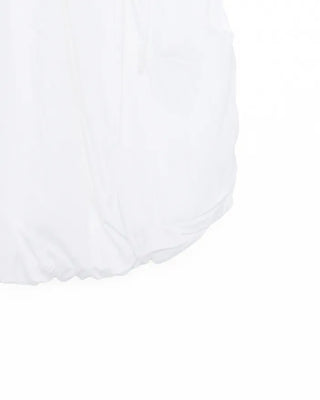 Neck shirring blouse
