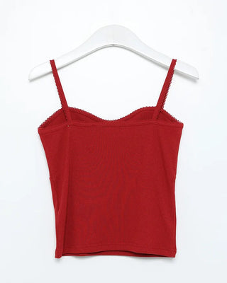 Lace slim camisole