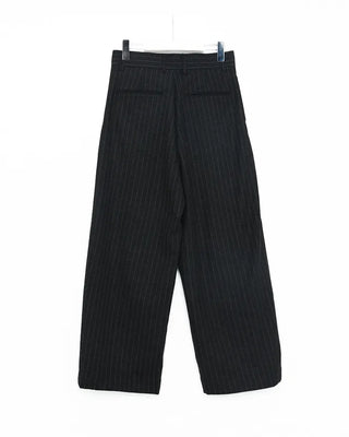 (Unisex) Pinstripe Two-Pleat Wide Winter Slacks