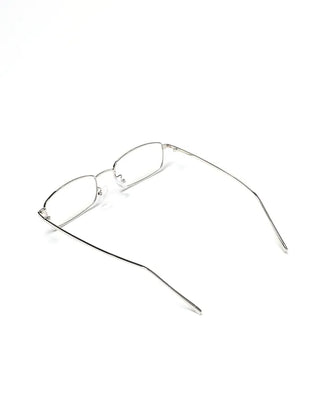 Metal square frame UV glasses
