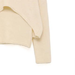 Sleeveless layered cropped knit