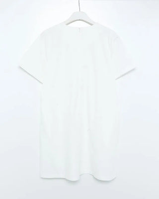 Simple short-sleeved mini dress