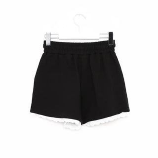Lace short sweatpants