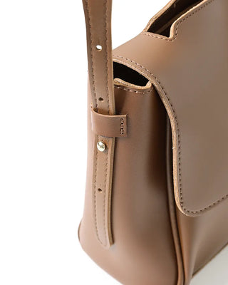 Flap belt shoulder bag