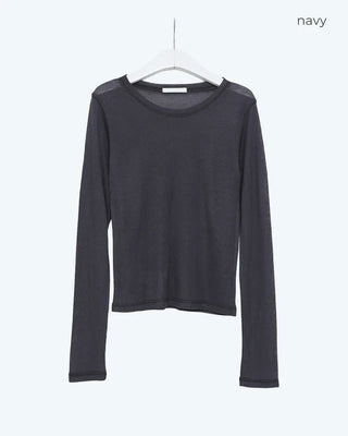Tencel Basic Long Sleeve T-Shirt