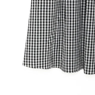 Checked ring skirt