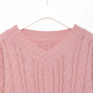 Cable Balloon Fit Knit