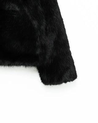 Faux fur jacket