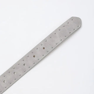Suede stud belt