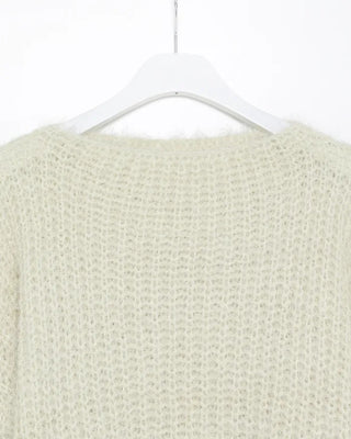 Long-sleeved shaggy knit