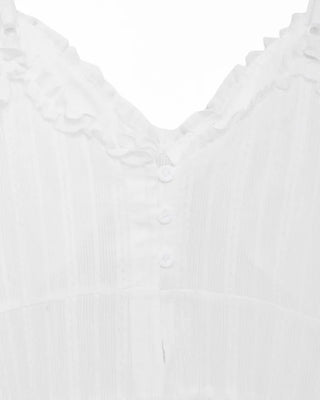 Frilled camisole mini dress