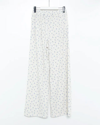 Flower Rib Easy Pants