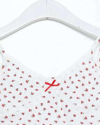 Cherry Camisole & Cardigan Set