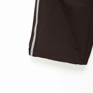 2-line elastic waist wide pants