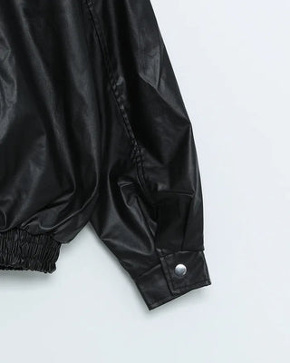 Colored leather jacket