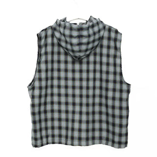 Sunday Check Hooded Vest