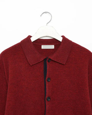 Loose-fit colored cardigan