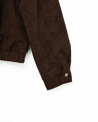 Fur Collar Point Blouson Jacket