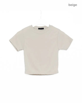 Cropped soft t-shirt
