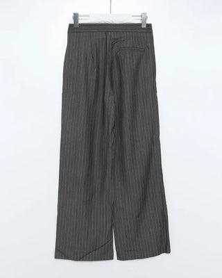 Layered pinstripe slacks