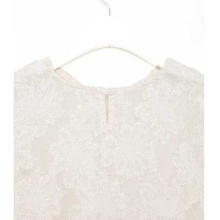 Flower lace blouse