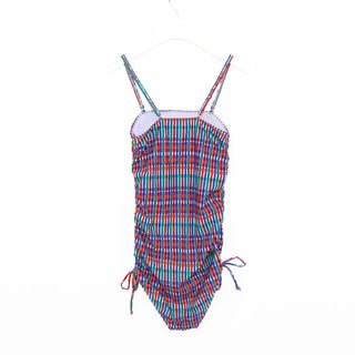 Color check swimwear