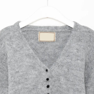 Small button wool cardigan