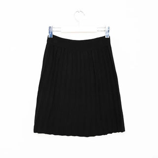 Pleated mini skirt