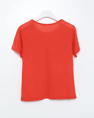 Wool Tencel Slim Short Sleeve T-Shirt