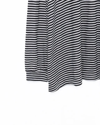 Oversized Striped Long Sleeve T-Shirt