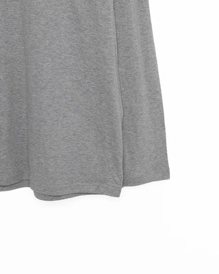 Buttoned long-sleeved T-shirt