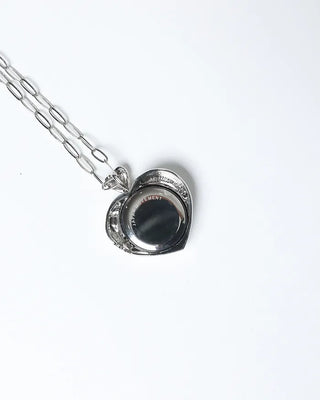Heart Cubic Zirconia Watch Necklace