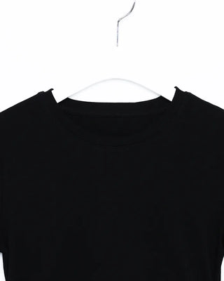Lace Shirring Half-Sleeve T-Shirt
