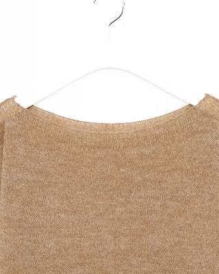 Boat neck loose fit knit