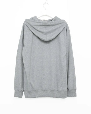 Unisex Loose Basic Zip Hoodie