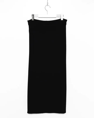 Ribbed long skirt