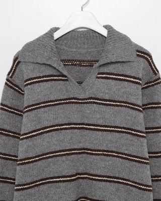 Colored striped knit