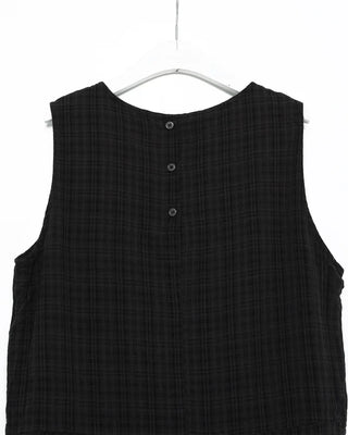 Checked long dress