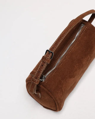 Suede Square Belt Shoulder Bag
