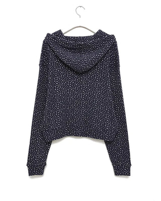 Flower Zip Hoodie