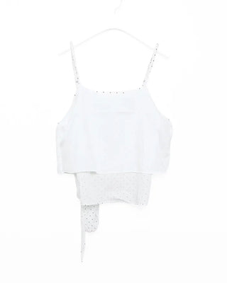 Pony wrap camisole blouse