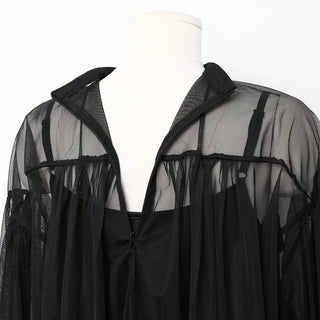 Sheer layered blouse
