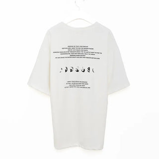 (Unisex) Moon Lettering Short-Sleeve T-Shirt