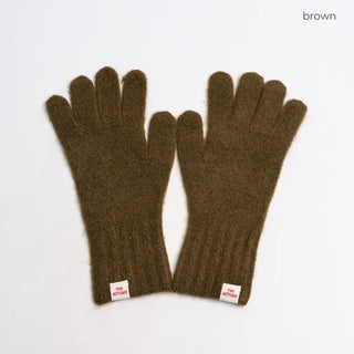 Finger hole label point gloves