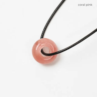 Stone Ring Point Necklace