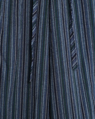 Slit Multi-Stripe Wide Easy Pants