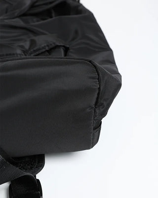 Square pocket nylon backpack